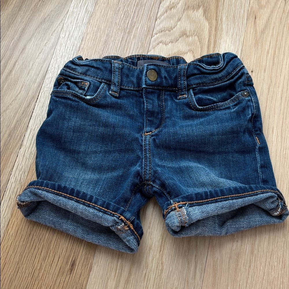 DL1961 Girls’ Piper Cuffed Denim Shorts